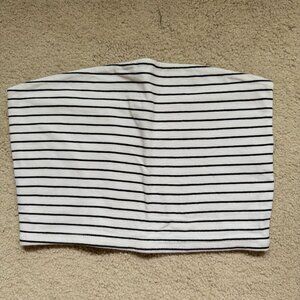 Garage Black and White Tube top